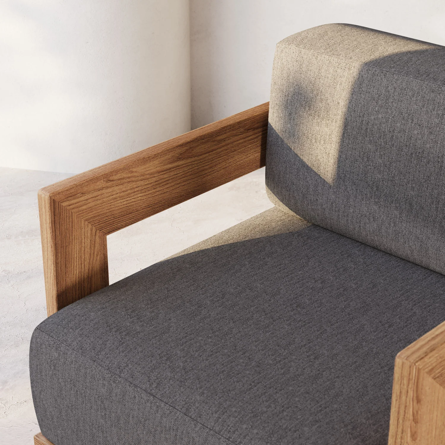 S2 Teak 62" Sofa - Image 10