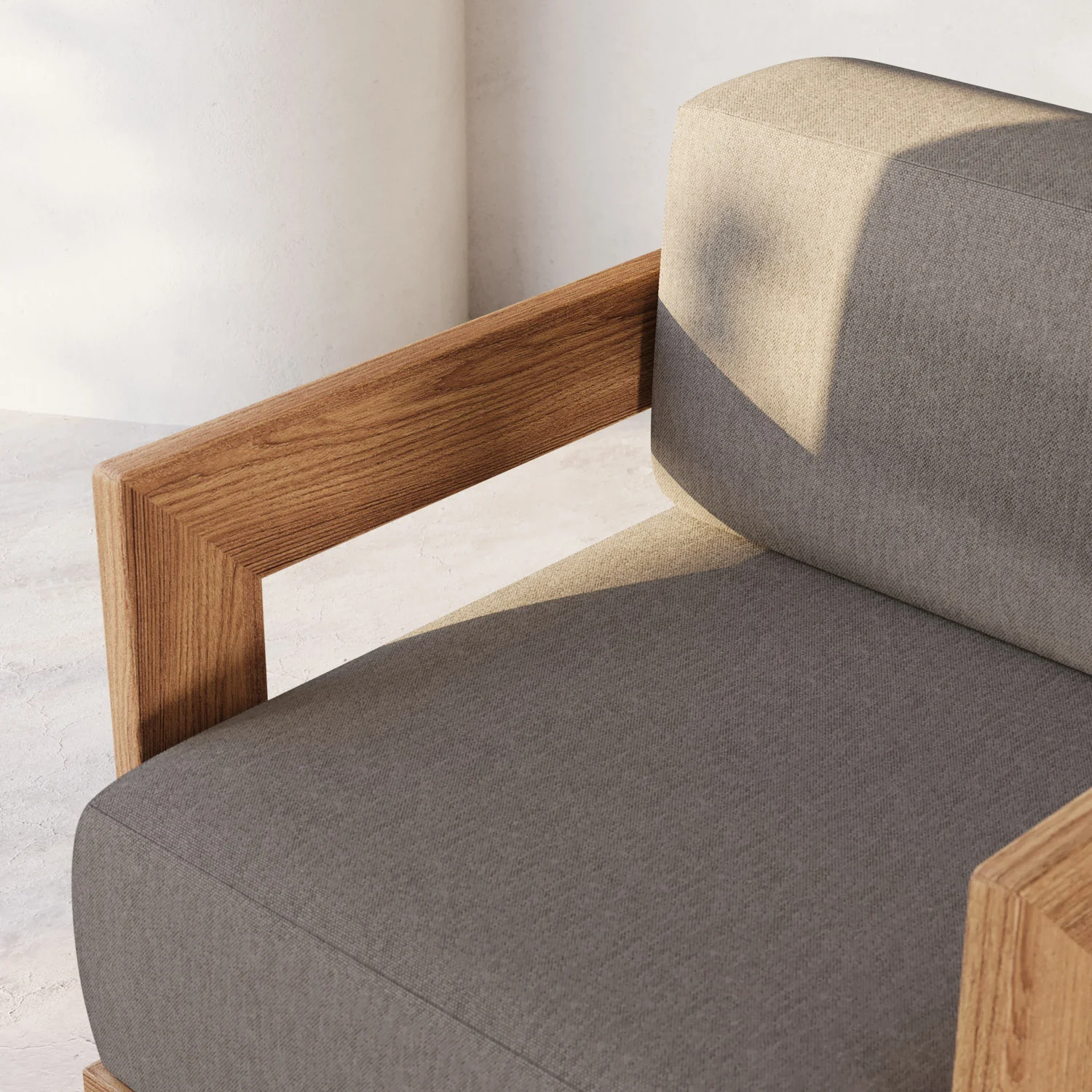 S2 Teak 62" Sofa - Image 13